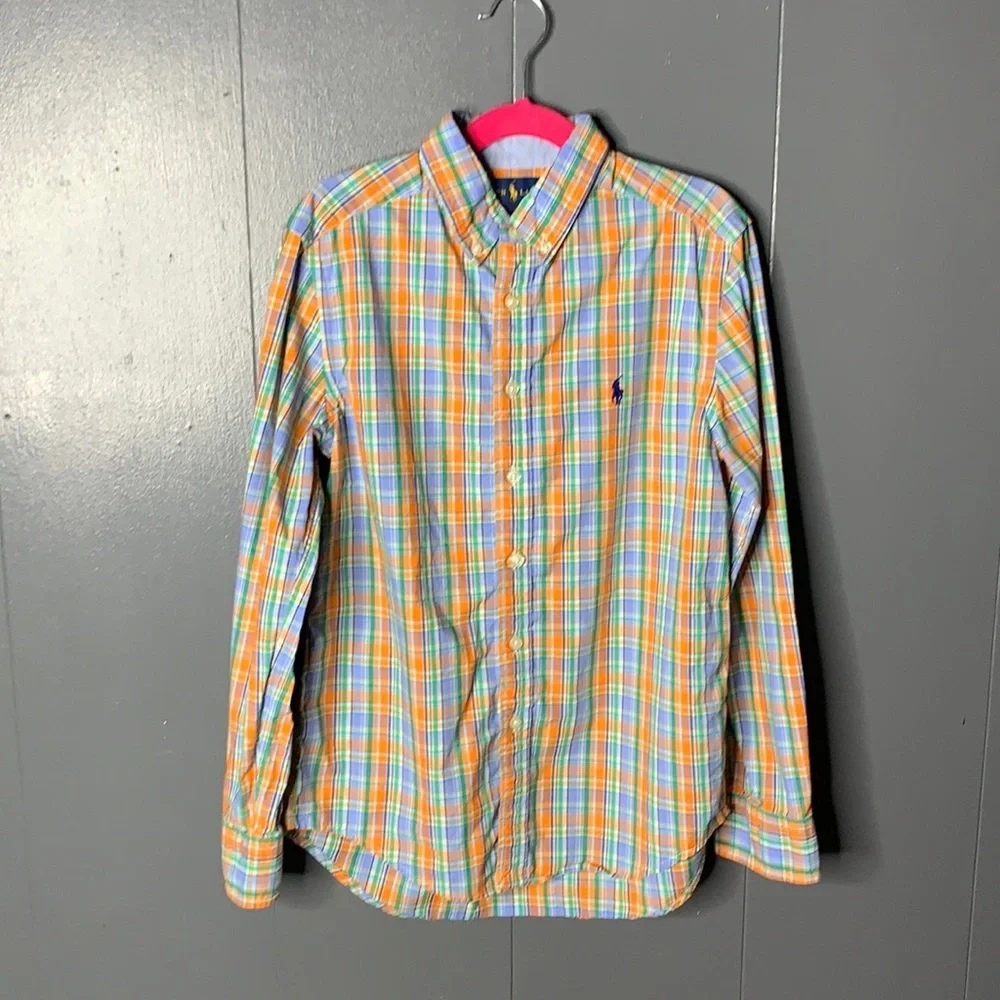 3 Ralph Lauren Boys‎ button down plaid shirts